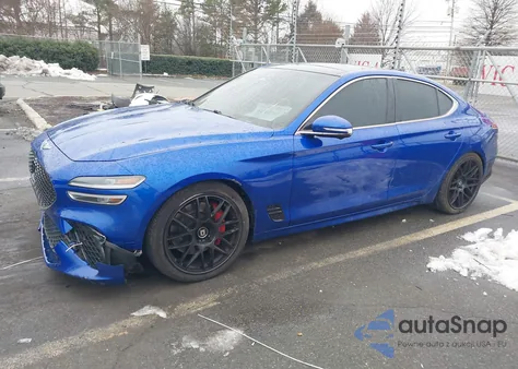 2022 Genesis G70 3.3T Rwd из США, поврежденный, VIN KMTG54TE7NU084074